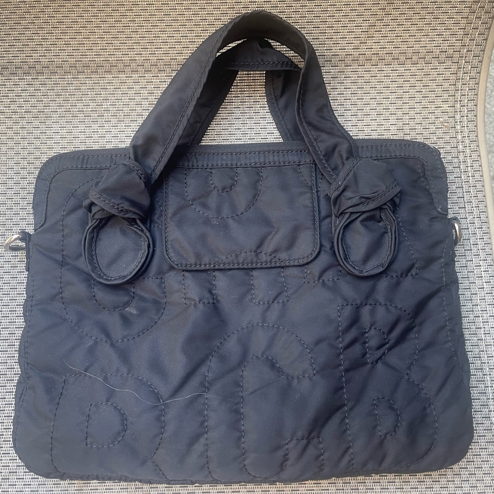 Marc Jacobs Navy Quilted Tote